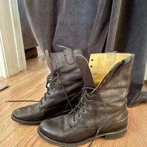 Vintage Madewell Lace Up Boots